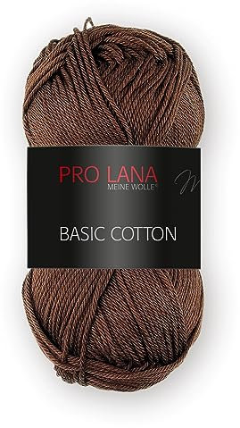 Pro Lana Basic Cotton 50g - Farbwahl (10 - schoko)