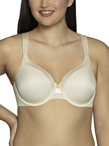 Vanity Fair Damen Illumination Full Figure Zoned in Support Bra, Lightly Lined Cups Up to Dd BH, Undurchsichtige, Sweet Cream, 80D