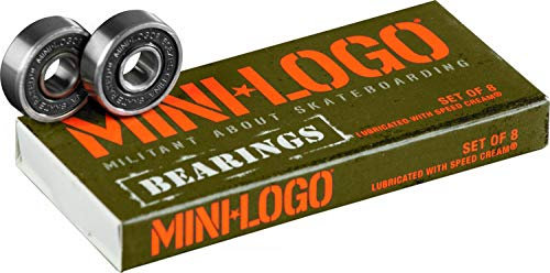 Mini Logo Bearings 608ZRS, 2 x 0.5 x 2, 18132