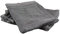 Gözze - Lot de 4 Gants de Toilette, Berlin, 100% Coton, 17 x 24 cm - Anthracite