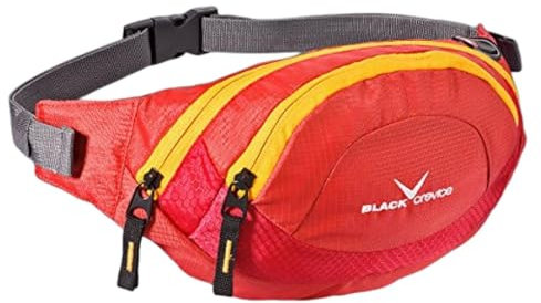 Black Crevice Sport Bauchtasche, Wandern, Trekking, Outdoor; BCR241003; rot