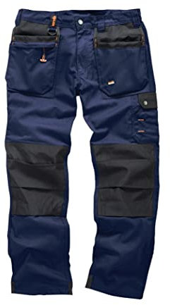 Scruffs Mens Worker Plus Trousers, Navy, 34W EU