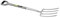 Draper 83755 Jardin en Acier Inoxydable Fourchette avec Manche Soft Grip, Argenté.