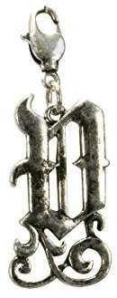 Alpenflüstern Anhänger Trachten-Buchstabe V fürs Charivari antik-Silber-Farben AAH129