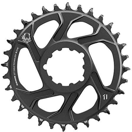 Sram Unisex – Erwachsene X-Sync2 Eagle Boost Kettenblatt, oval schwarz, 32