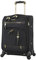 Steve Madden Designer-Gepäckkollektion – Leichter Softside-Koffer für Damen und Herren – strapazierfähige 50,8 cm große Tragetasche mit 4 rollenden Spinner-Rädern, Peek-a-Boo Schwarz, 50,80 cm,