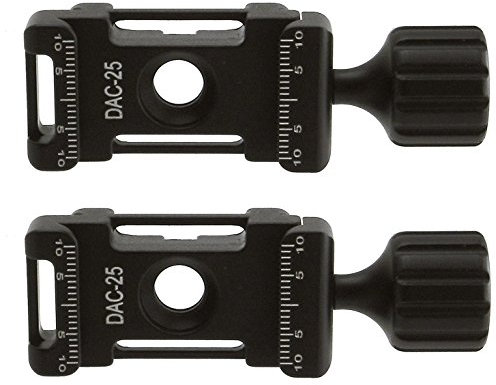 2 Pack Mini Clamp DAC-25 Desmond 25mm Arca-Swiss Compatible w 3 Strap Bosses Boss