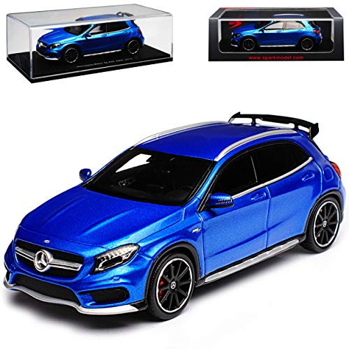 Spark Mercedes-B GLA 45 AMG X156 SUV Blau Ab 2013 1/43 Modell Auto
