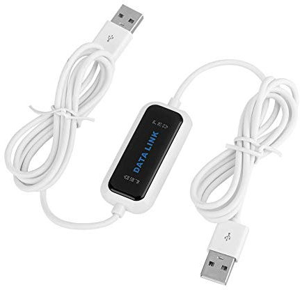 koulate Cavo di trasmissione dati per laptop da USB 2.0 a PC Cavo di trasferimento file di collegamento dati con collegamento PC