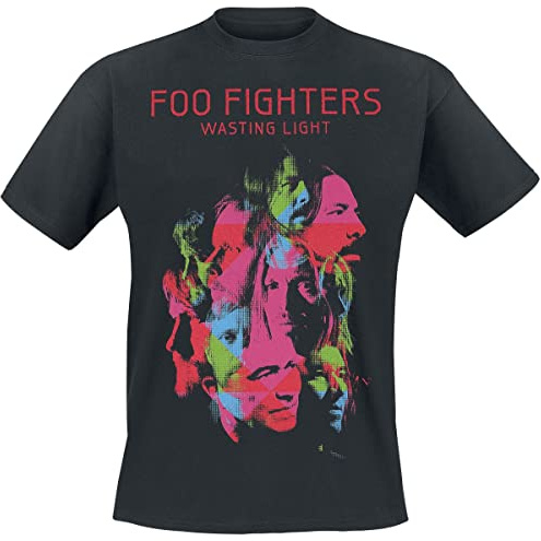 Foo Fighters Wasting Light Männer T-Shirt schwarz Band-Merch, Bands