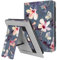 Fintie Hülle für 6 Kindle Paperwhite 2012-2018 (alle Alter 6 Zoll Kindle Paperwhite 5/6/7/10. Generation) - Ständer Case mit Handschlaufe und Auto Sleep/Wake, Blühender Hibiskus
