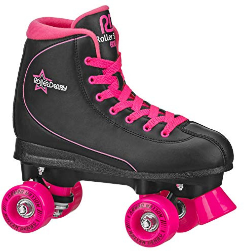 Roller Derby Roller Star 600 Women's Roller Skates - Black/Pink - Size 09