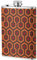 JEKYDOSD Shining Overlook Print Flagon Thermosflasche, 237 ml, hochwertiger Edelstahl, Premium-PU-Leder