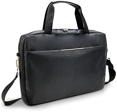 Waytex 71015 Sacoche Ordinateur 15 pouces Porte Document Imperméable Multipoches 15,6 '' Noir