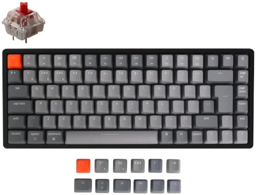 UK Keychron K2v2 Bluetooth RGB Backlit Hot-Swap Linear Switches Aluminium Mac/PC Keyboard