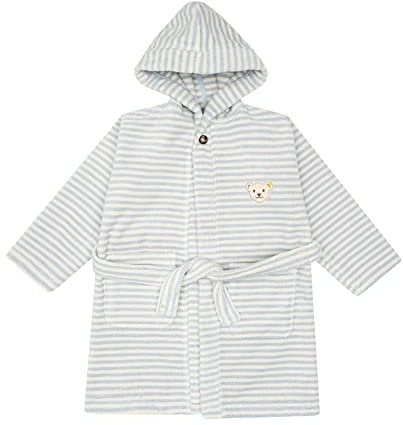 Steiff Unisex Kinder Mini Basic Bademantel, CELESTIAL BLUE, 116 EU