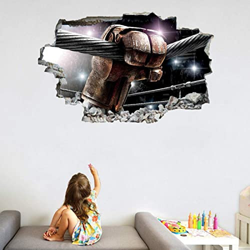Boxen 3D Wandtattoos Durchbruch Wandbild Sport Kinderzimmer Aufkleber Wandaufkleber Wettkampf Abnehmbare Wandsticker für Kinderzimmer Junge Mädchen Teenager Zimmer Wohnzimmer Schlafzimmer