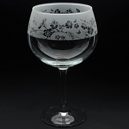 Milford Collection Animo Glass Gin Balloon 70cl - Ladybird
