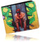 Roffatide Anime Chainsaw Man Pochita Wallets Women Faux Leather Bi-fold Travel Wallet Coin Pouch Wallets Slim Single Fold Wallet Yellow