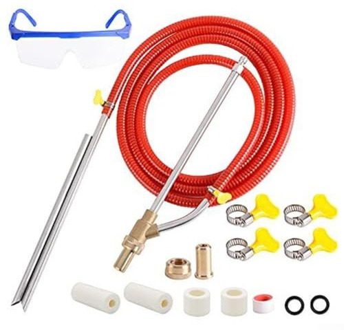 Hochdruckreiniger-Sandstrahl-Set, Sandstrahlgerät für Hochdruckreiniger, 6,35 mm Schnelltrenner, 40,6 cm Hochdruckreinigerstab zur Rostentfernung und Schleifreinigung