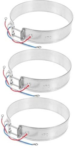 DECHOUS 3pcs Kettle Heating Coil Electric Kettle Heating Element for Kettle Thin Band Heating Element Hot Water Kettle Radiator Heater Warmers Universal Rice Cooker