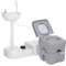 Outsunny Portable Toilet and Camping Sink Set with Running Fresh Water and Waste Tank, Wastewater Recycled Set with Push-button, Foot Pump, Wheels, Soap Dispenser for Outdoor Events