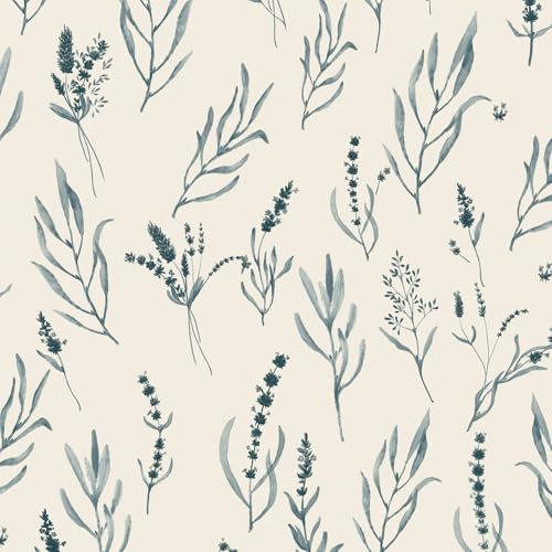 Timeet Self Adhesive Wallpaper Leaf 41x300cm Peel and Stick Wallpaper Removable Vinyl Film Sticky Back Plastic Wallpaper Waterproof for Living Room Bedroom Kitchen Wall Cabinet Shelf