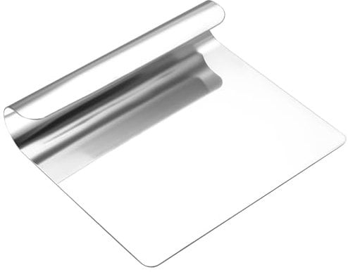 1 Ud Rascador de Vegetales, Espátula de Masa, Rasqueta de Masa de Acero Inoxidable, Rascador de Cocina, Cortador de Masa, Tarjeta de Masa, Herramienta de Cocina Universal Frutas Verduras y Horneado
