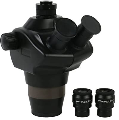 BINGNU Digitalkamera für Mikroskope 8X-50X Continuous Zoom Labor Trinocular Stereomikroskop Kopf, Handy Schweißen Reparatur Mikroskop
