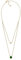 Skagen Damen-Halskette Sofie Sea Glass Gold Edelstahl SKJ1855710, Length: 500mm+50mm, Edelstahl, Kein Edelstein