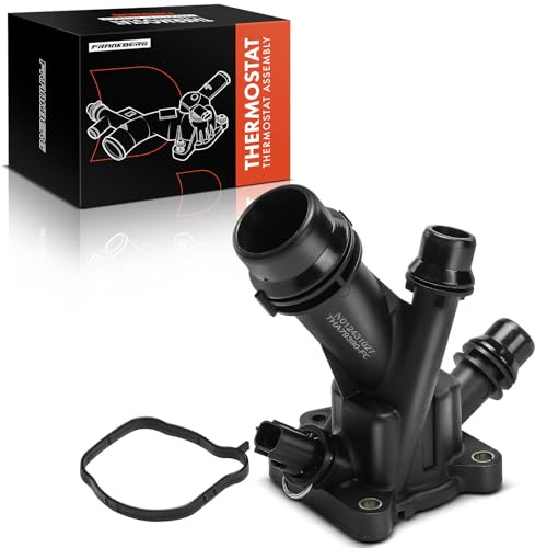 Frankberg 1x thermostat Compatible with C30 533 2.0L 2010-2012 C70 II Cabriolet 542 2.0L 2010-2013 S40 II 544 2.0L 2010-2012 S60 II 134 2.0L 2.4L 2010-2018 Replace# 31293556