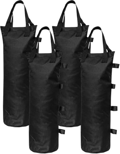 Bolsa de Peso de Arena para Tienda de campaña, toldo emergente, sombrilla, Bolsa de pie ponderada, Pesas para piernas, 4 Uds.