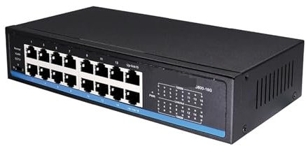 Switch di rete Switch LAN Switch Ethernet A 16 Porte RJ45 Tutti Gli Switch Gigabit Ethernet Funzionalità di rete potenti