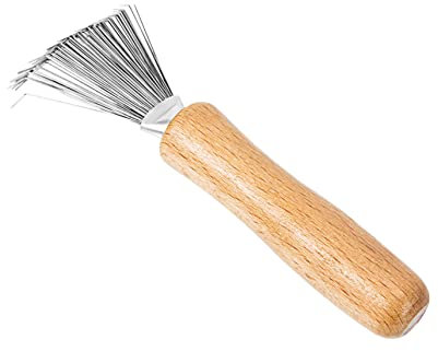 Gogogmee Edelstahl Rechen Blumenfroschreiniger Für Ikebana Blumenarrangements Großer Japanischer Rechen Mit Ergonomischem Griff Reinigungstool Für Blumenarrangement Rückstände