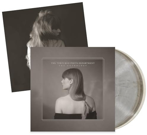 Taylor Swift, Neues Album 2024, The Tortured Poets Department The Anthology, Vier-Fach Marmorierte, Transparente Vinyl, 4 LP + Poster + inklusive vier neuen Akustik-Bonus-Liedern