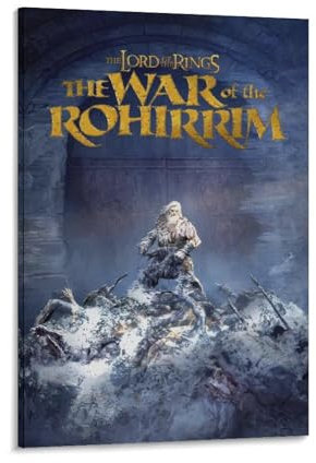 The War of The Rohirrim, Anime-Poster, Wanddekoration, 30 x 45 cm