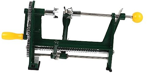 SOLUSTRE Peladora Manual Verduras con Base Fija y Ergonómico y Cortes Serrados Peladora de Aleación