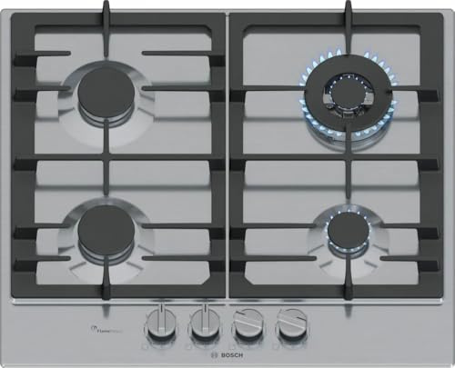 PCH6A5I95 - Piano cottura 4 fuochi gas, 58x52 cm, Inox