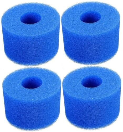 XVHOAB 4pcs Typ 1 Poolfilter, 4x3 waschbarer und wiederverwendbar