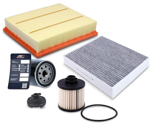 BESTPRICE ATP Inspektionspaket Set B mit 1x Ölfilter, 1x Innenraumfilter