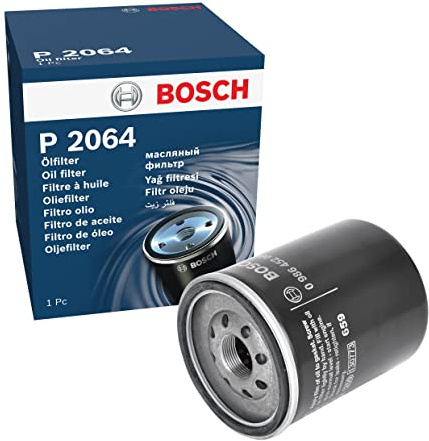 Bosch P2064 - Ölfilter Auto | Kompatibel mit: DAIHATSU ROCKY Hard Top, MAZDA 626 III, 626 III Hatchback, 626 IV, 626 IV Hatchback, METROCAB TAXI