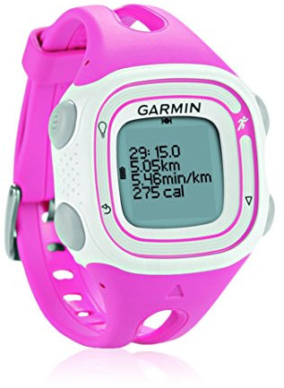 Garmin Forerunner 10 – Montre de running avec GPS intégré – Rose/Blanc