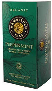 HAMBLEDEN HERBS Organic Peppermint Tea Bags 27.5g (PACK OF 6)