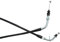 Motorrad Bowdenzüge China Roller BAOTIA Gaszug L: ca180cm BT50QT9110500A