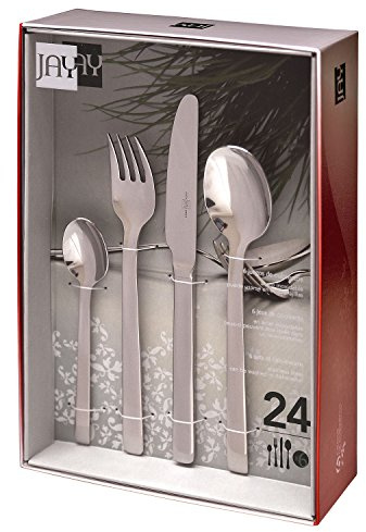 Jay Set de cubertería con 24 Piezas, 2,5 mm, Centimeters