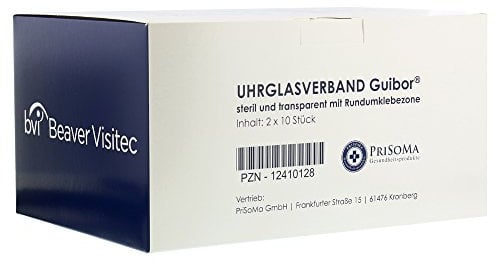 Uhrglasverband Guibor Steril Transparent