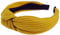 axy Haarreif mit Knoten-Vintage-Wunderschön Stirnband Haarschmuck Damen Haarreifen HR34 (Gelb)