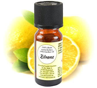 * Ätherisches Öl 100% natürlich | Duft: Zitrone | Duftöl für Duftlampe Diffusor Potpurri Aromatherapie Sauna | 10 ml