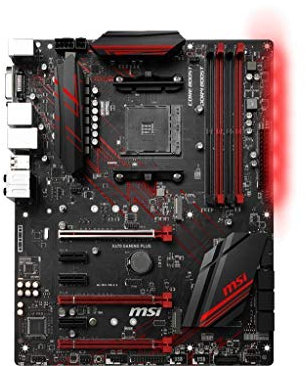 MSI X470 Gaming Plus, AM4, 4 Dimm DDR4-3466MHz+(OC),2X Turbo M.2, DDR4/Core/X-Boost, 4 x 8 Pin Power Supply, Mystic Light, HDMI,DVI-D, ATX