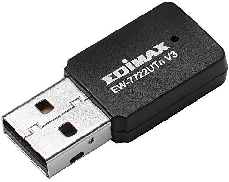 Edimax EW-7722UTn V3 - Adaptador Mini USB Wi-Fi 4 N300
